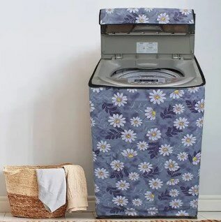 Waterproof & Dustproof Washing Machine Cover Top Load & Fully Automatic Suitable for 7 kg, 7.2 kg, 7.5 kg (61 x 97 x 61 cms)