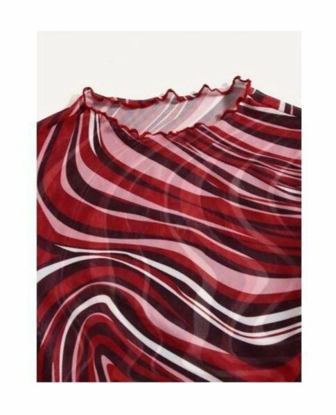 Top à manches longues imprimé