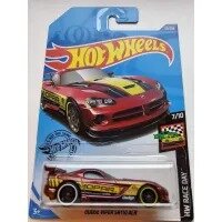 Hot Wheels 2020 Hw Race Day Dodge Viper SRT10 ACR, 50/250 Red US Imported RARE CARD