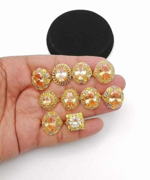 Gold plated rings
