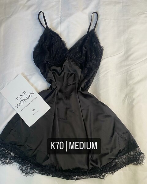 Beautiful Women's Pajama Dress black