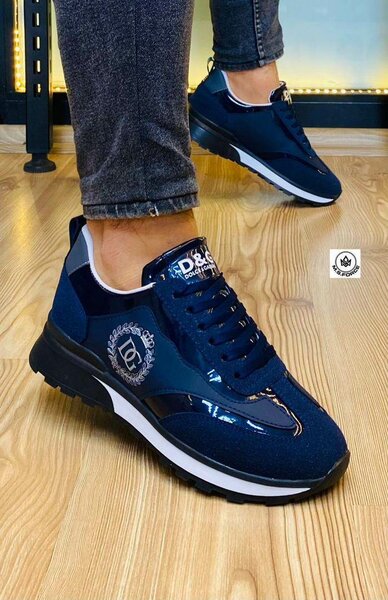 Baskets Homme Bleu Chic