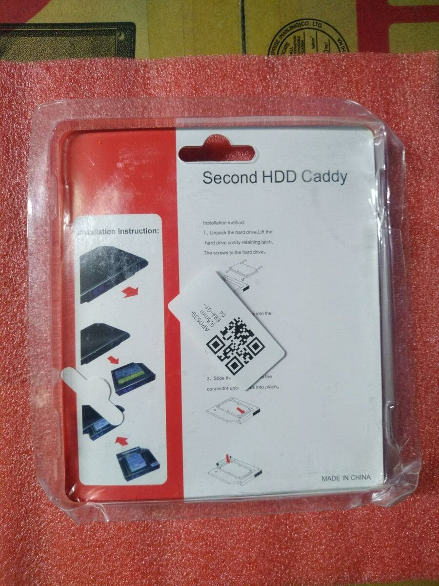 Optibay коробка для жесткого диска SSD 9,0мм 9,5мм