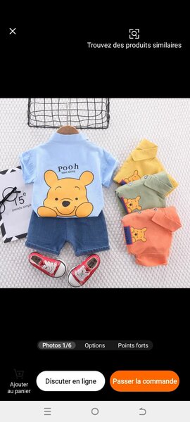 Tenue d'été garçon Winnie