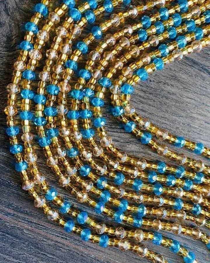 Collier de perles colorées