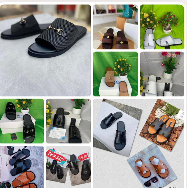 Sandales en cuir pour hommes