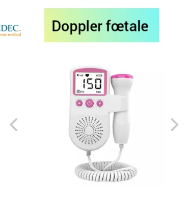 APPAREIL DOPPLER FŒTAL À PILE