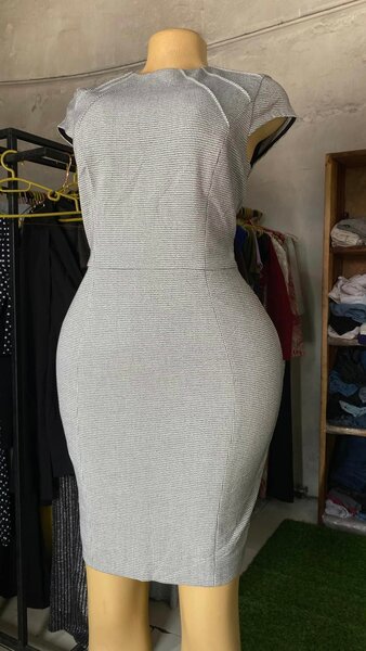 Beautiful and comfortable women's dress grey