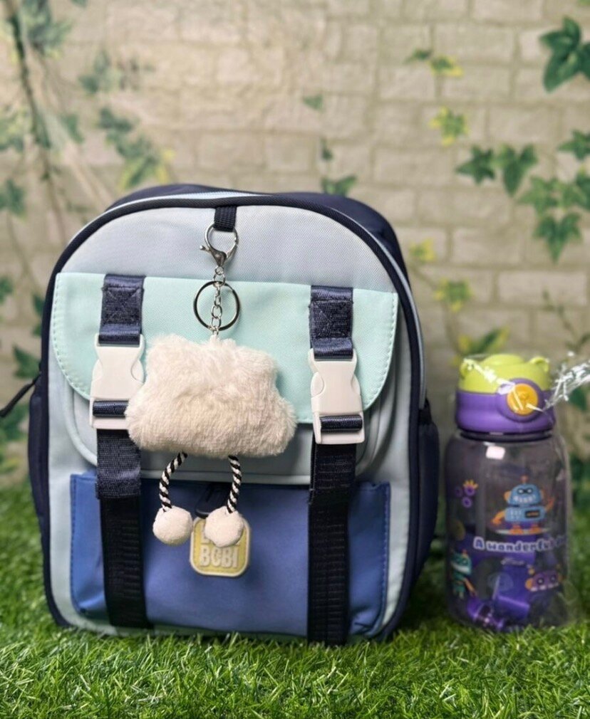 Ensemble sac à dos enfant avec bouteille
