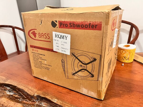 Self-Amplified Car Subwoofer