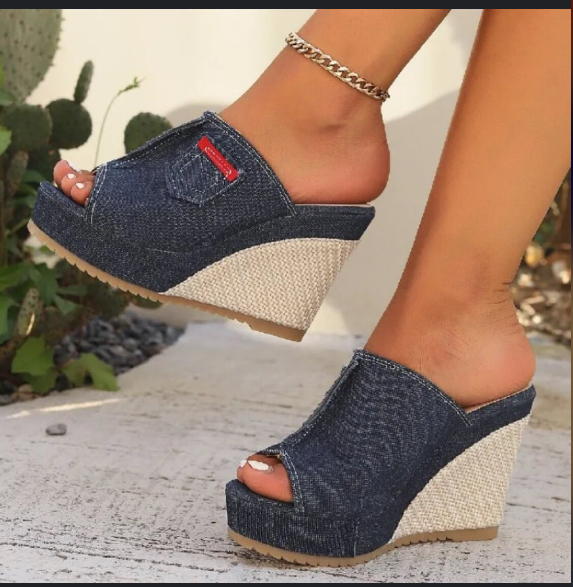 Sandales Compensées Élégantes