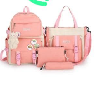 Sac à dos rose 3 en 1