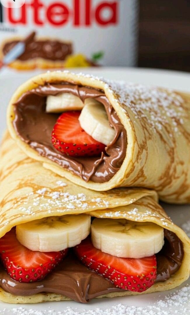 Crêpes Nutella Fraise Banane
