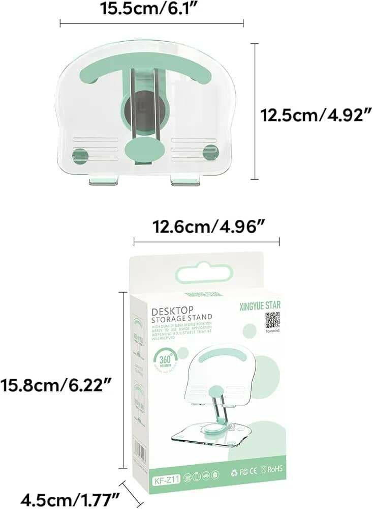 Support réglable pour téléphone et tablette avec base antidé