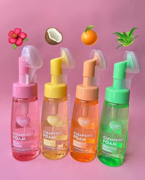 Ushas mousse nettoyante visage