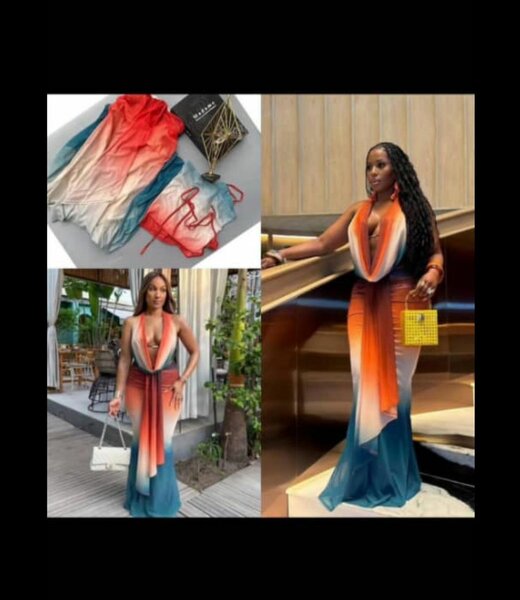 Robe élégante dégradée