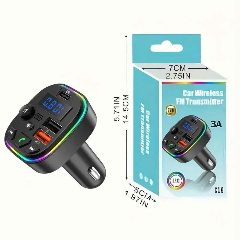 Transmetteur FM Bluetooth Voiture