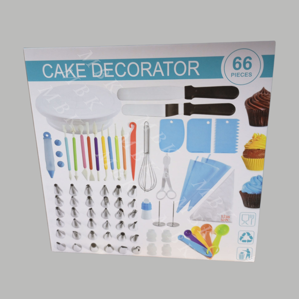 Ensemble Décoration Gâteau 66 Pièces