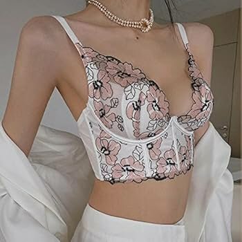 Soutien-gorge brodé floral