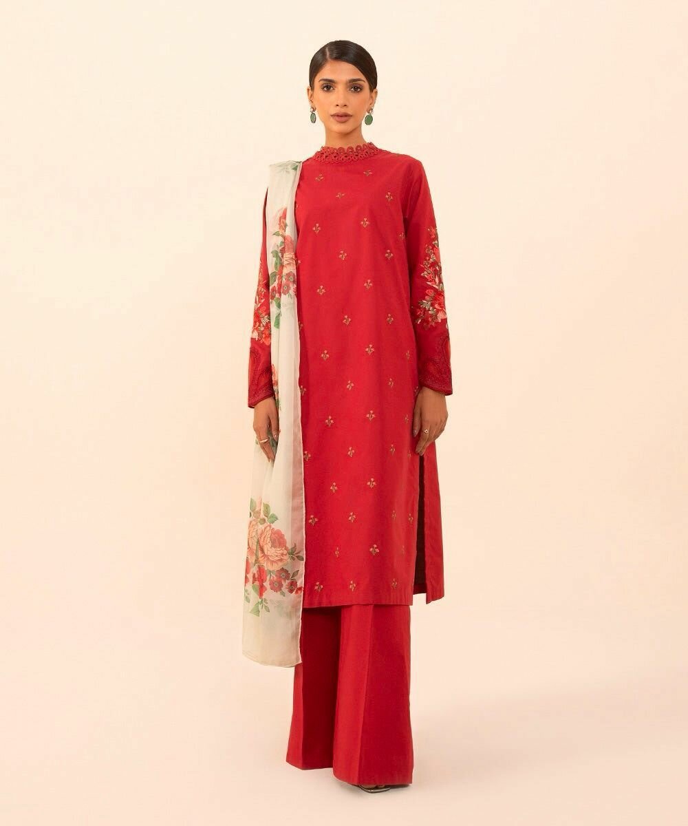 3 pcs summer collection Lawn suit