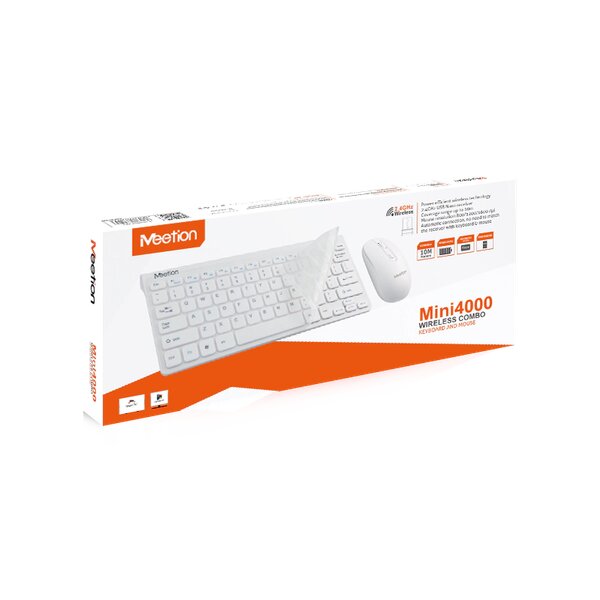 Meetion M4000 mini wireless keyboard and mouse combo