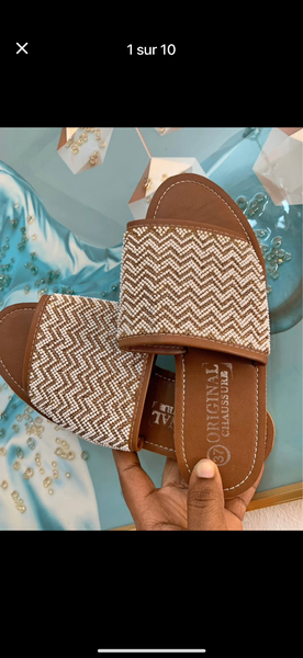 Sandales tissées élégantes