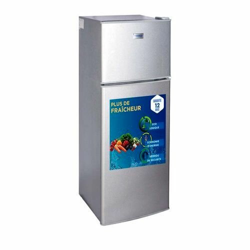 Nasco Réfrigérateur Double Portes - Nasf2-212fl - 112L - Gri