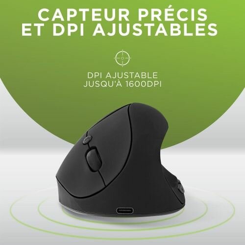 Souris ergonomique sans fil