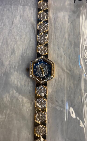 Stainless steel wrist watch