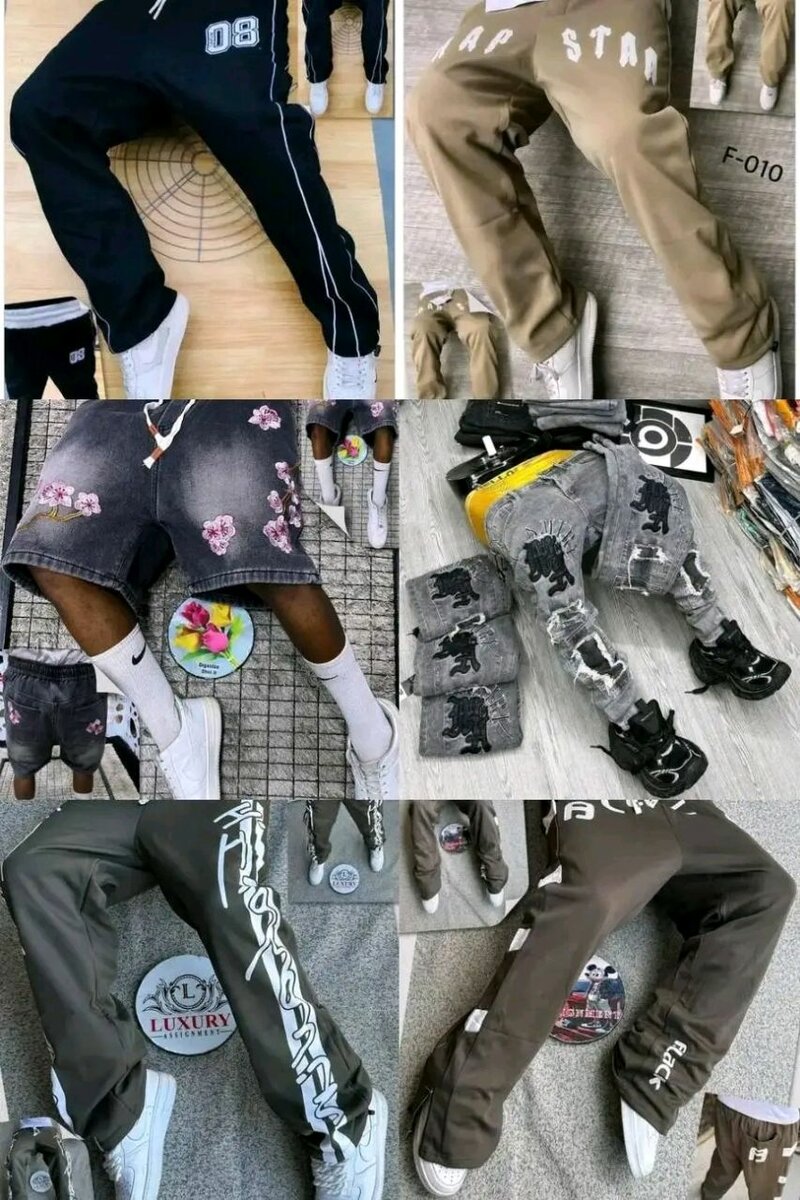 Pantalons décontractés tendance