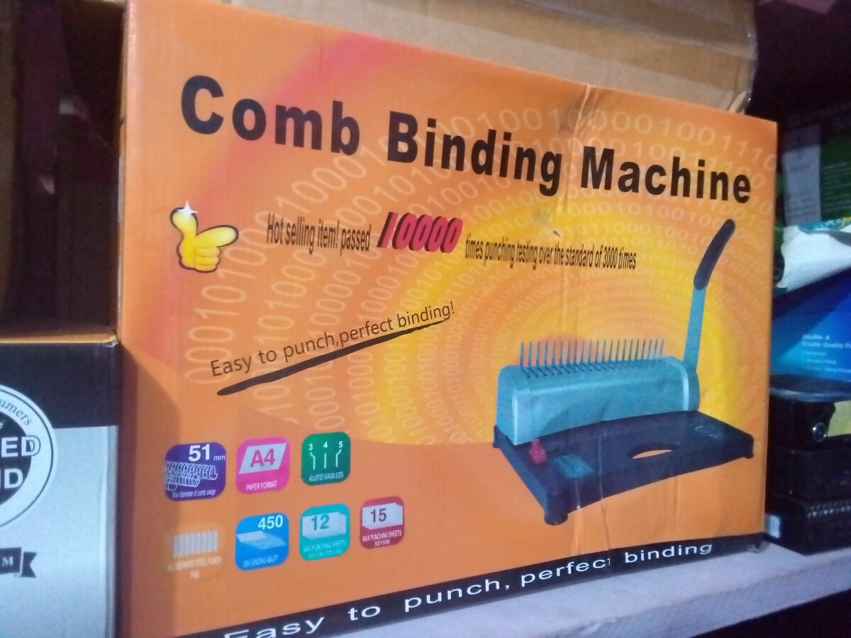A4 SUPER QUALITY BINDING MACHINE