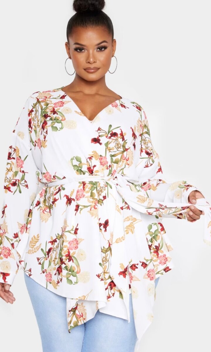 PLT floral top