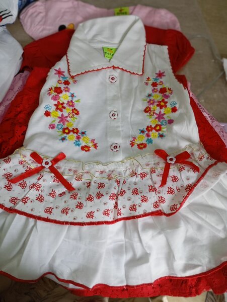 Robe Enfant Fleurs Colorées