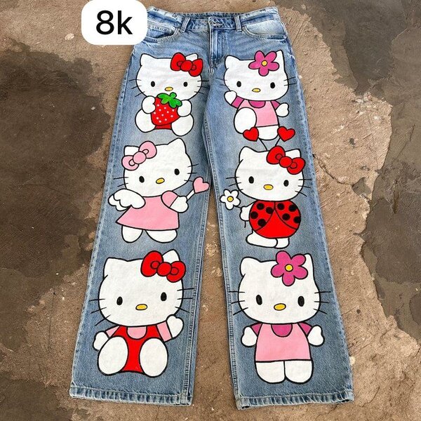 Jean baggy Hello Kitty