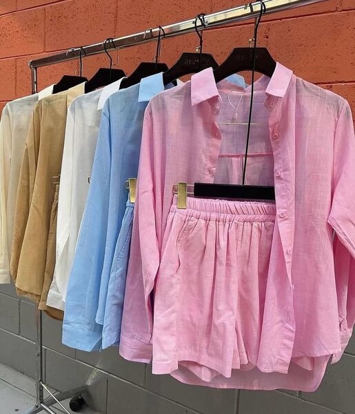 Chemise et pantalon en lin