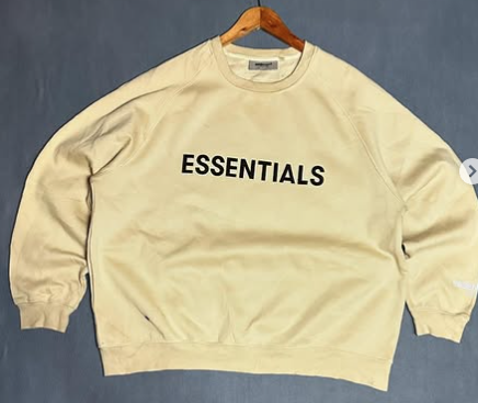 ESSENTIALS FEAR OF GOD FOG heavy cotton sweatshirt size: L