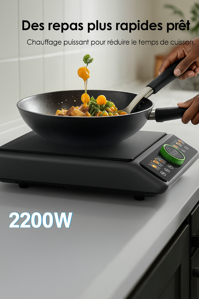Table de cuisson à induction 2200W