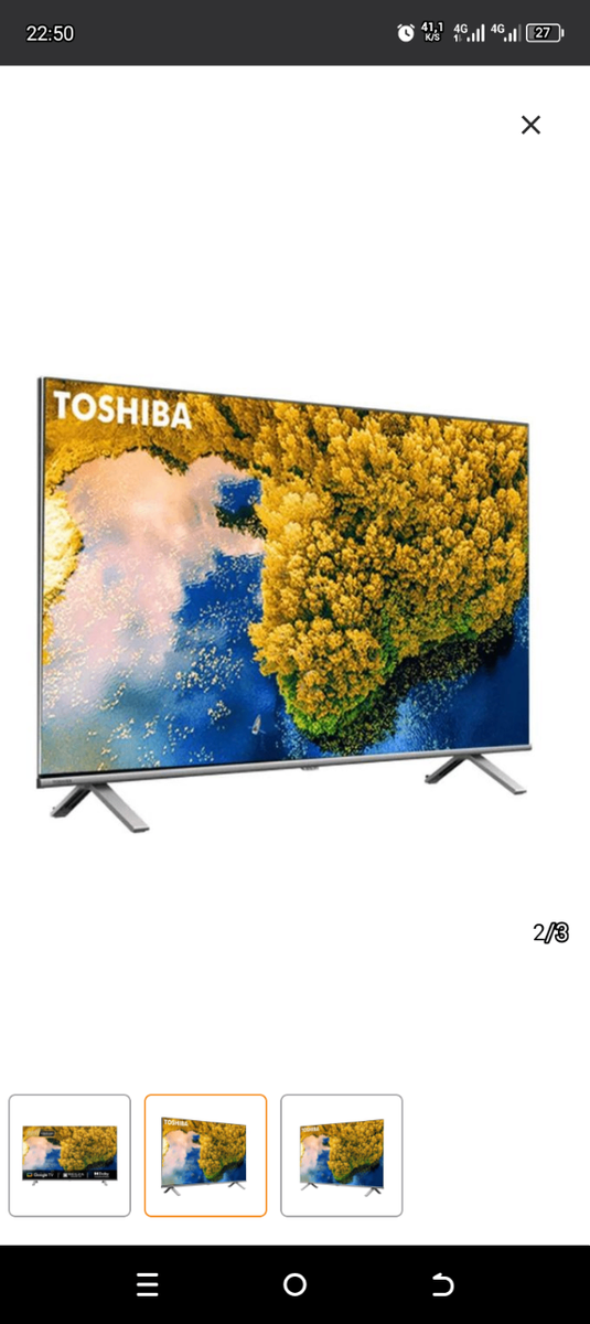 Toshiba TV LED 55" Smart 4K