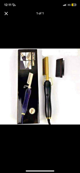 Hot comb and hair bows