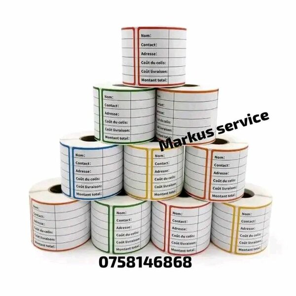 Rouleaux de 200étiquettes