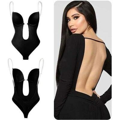 Bodysuit sculptant dos nu