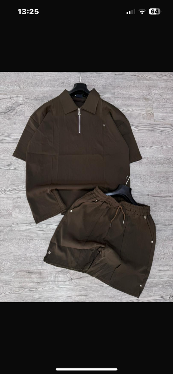 Ensemble décontracté homme zippé