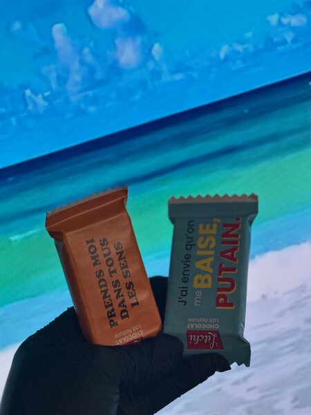 Chocolat Litchi amusant