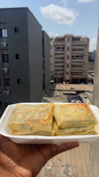 Crêpes viande hachée-fromage