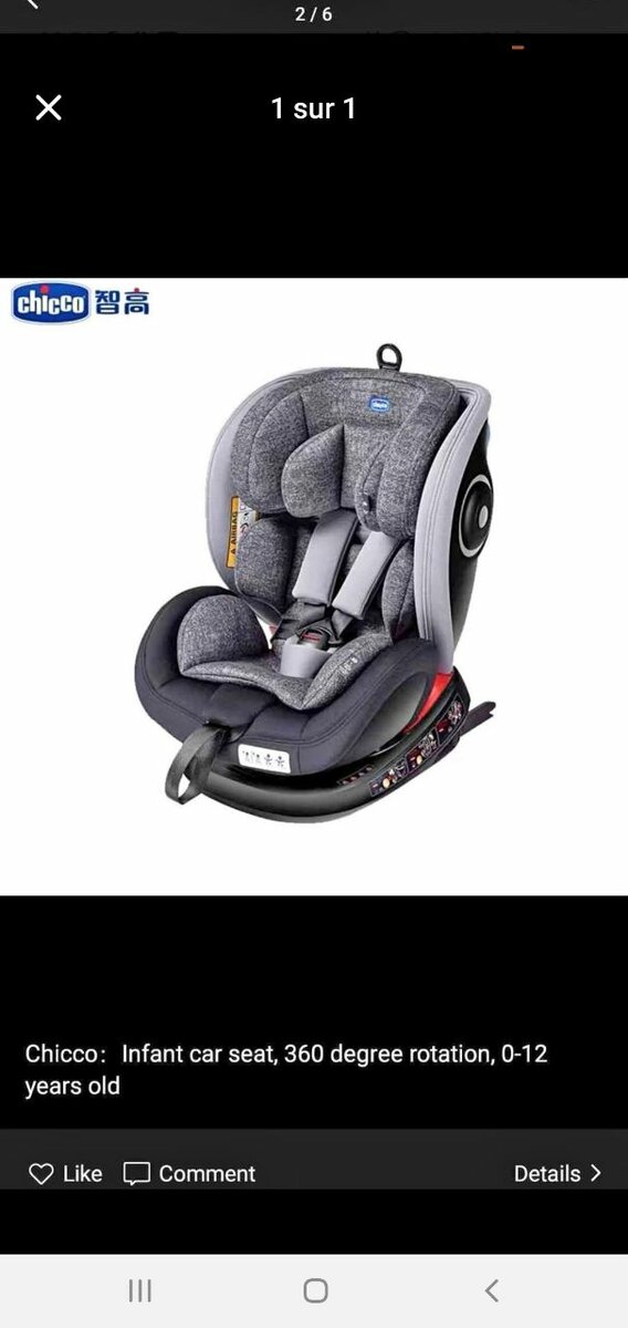 Siège Auto evolutif isofix 360