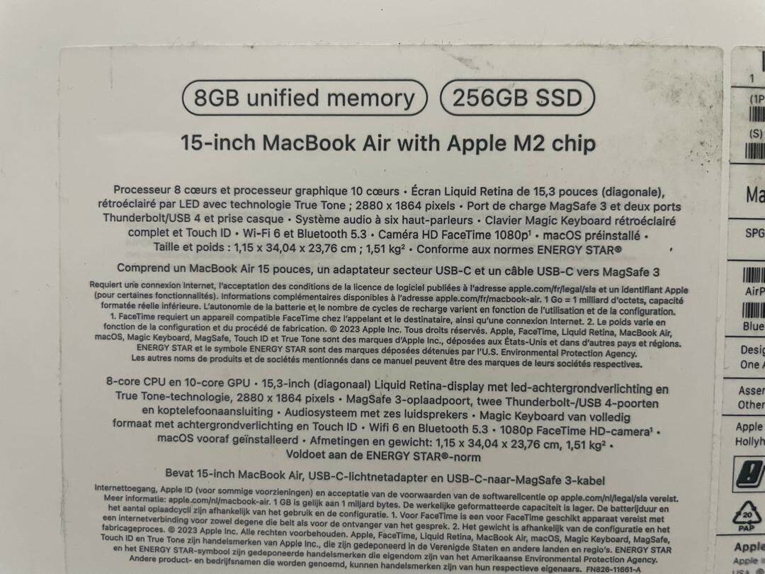 MACBOOK AIR 2023 M2