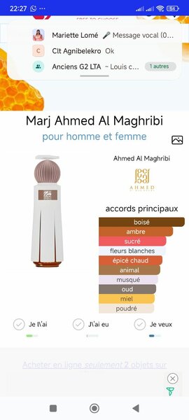 Extrait de Parfum Unisexe Marj