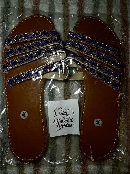 Sandales perlées stylé