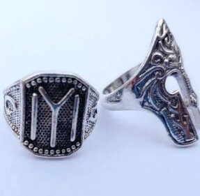2 Ring Best Qualtiy IYI Kayi Ertugrul rings for Boys & Men