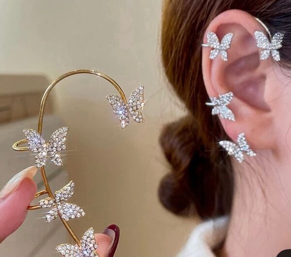 Boucles d'oreilles papillon